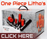 One piece box with litho label